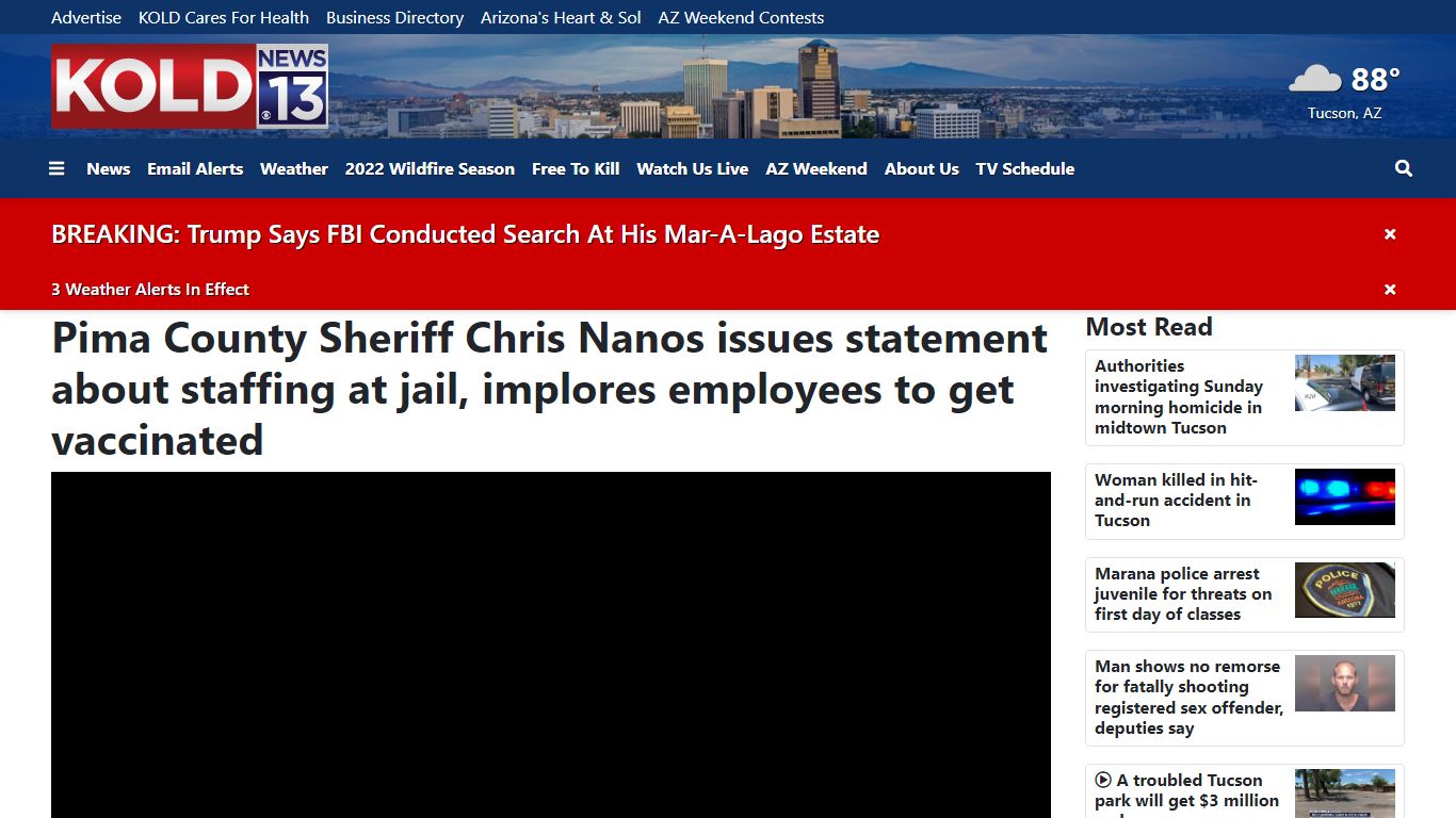 Pima County Sheriff Chris Nanos issues statement about ...